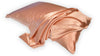 Gift Set | Rose Gold Pure Mulberry Slip Silk Queen Zip Pillowcase and Sleep Mask