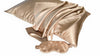 Gift Set | Beige Pure Mulberry Slip Silk Queen Zip Pillowcase and Sleep Mask