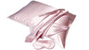 Gift Set | Pink Pure Mulberry Slip Silk Queen Zip Pillowcase and Sleep Mask