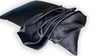 Gift Set | Black Pure Mulberry Slip Silk Queen Zip Pillowcase and Sleep Mask