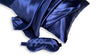 Gift Set | Blue Pure Mulberry Slip Silk Queen Zip Pillowcase and Sleep Mask