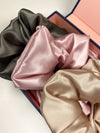 SET of 3 XL Premium 22mm Silk Scrunchies | Silk Hair Tie |  Mulberry Silk Hair Elastic | Silk Hair Accessories | Unique Gift for Her