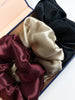 SET of 3 XL Premium 22mm Silk Scrunchies | Silk Hair Tie |  Mulberry Silk Hair Elastic | Silk Hair Accessories | Unique Gift for Her