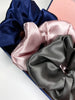 SET of 3 XL Premium 22mm Silk Scrunchies | Silk Hair Tie |  Mulberry Silk Hair Elastic | Silk Hair Accessories | Unique Gift for Her