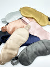 8-layers - Premium Mulberry Slip Silk Sleep Mask - Black - Elation and Co - Sleep Masks