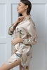 100% Pure Silk Boyfriend's Shirt Floral Print