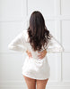 100% Pure Silk Boyfriend's Shirt White Silk