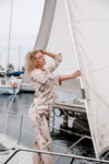 100% Mulberry Silk Floral Pyjamas Set