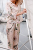 100% Mulberry Silk Floral Pyjamas Set