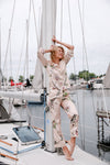 100% Mulberry Silk Floral Pyjamas Set