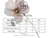 MILEY - White Bridal Robe with PINK accent belt 100% Pure Silk