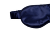 8-layers - Premium Mulberry Slip Silk Sleep Mask - Navy Blue - Elation and Co - Sleep Masks