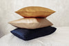 SET OF 2 Queen - Golden Sleep Zipper - Premium Silk Pillowcase | pure 100 % slip silk | machine washable silk | both sides pure silk
