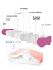 SET 2 SILK Essentials Gold-  Sleep Mask & XL Scrunchy | Premium 8-layers 22mm Mulberry Silk Sleep Mask |  | Anti-Aging Mask