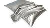 SET of 2 Queen - SILVER DUSK Zipper - pure 100% slip silk pillowcase | machine washable silk | both sides pure silk | certified slip silk