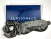 SET 2 SILK Essentials Charcoal -  Sleep Mask & XL Scrunchy | Premium 8-layers 22mm Mulberry Silk Sleep Mask |  | Anti-Aging Mask