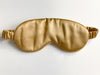 SET 2 SILK Essentials Gold-  Sleep Mask & XL Scrunchy | Premium 8-layers 22mm Mulberry Silk Sleep Mask |  | Anti-Aging Mask