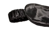 SET 2 SILK Essentials Black -  Sleep Mask & XL Scrunchy | Premium 8-layers 22mm Mulberry Silk Sleep Mask |  | Anti-Aging Mask