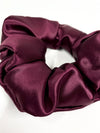 SET 2 SILK Essentials Burgundy-  Sleep Mask & XL Scrunchy | Premium 8-layers 22mm Mulberry Silk Sleep Mask |  | Anti-Aging Mask