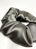 SET 2 SILK Essentials Charcoal -  Sleep Mask & XL Scrunchy | Premium 8-layers 22mm Mulberry Silk Sleep Mask |  | Anti-Aging Mask